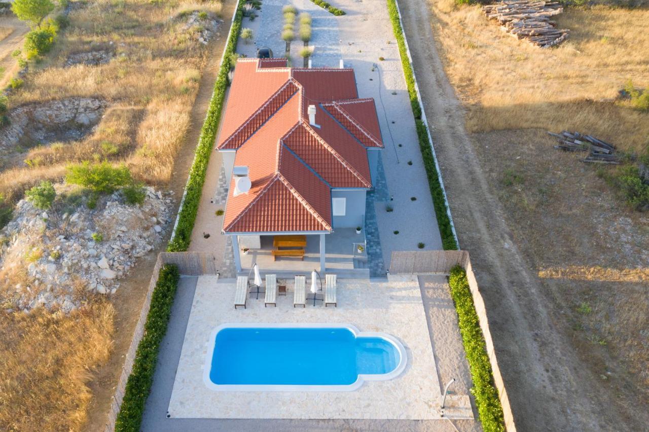 Modern Guest House Rak With Beautiful Pool Šibenik Exterior foto